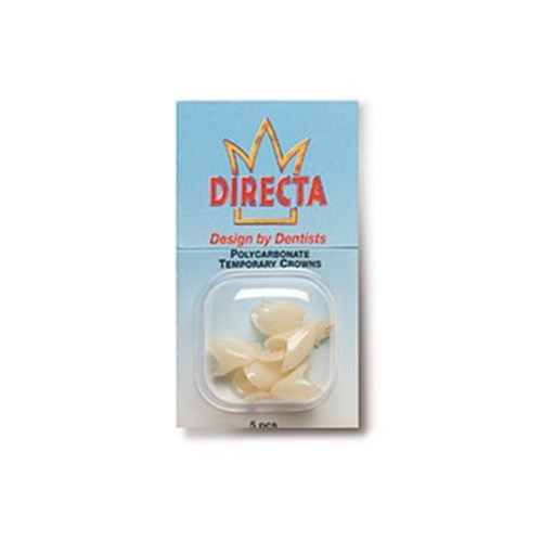 DIRECTA Temporary Polycarbonate Crown #100 Pk 5