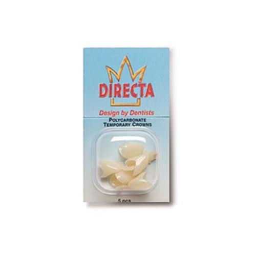 Directa Polycarbonate Temporary Crowns - 13, 5-Pack