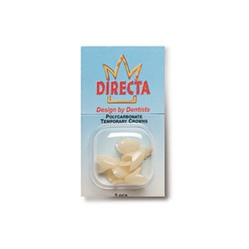 DIRECTA Temporary Polycarbonate Crown #14 Pk 5