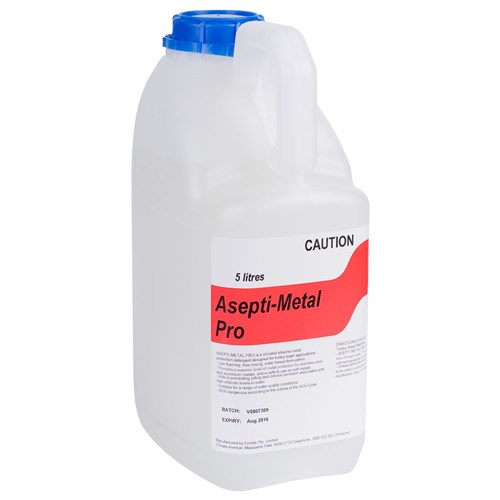 Ecolab Asepti Metal Pro - Phosphate Free Detergent - 5L Bottle