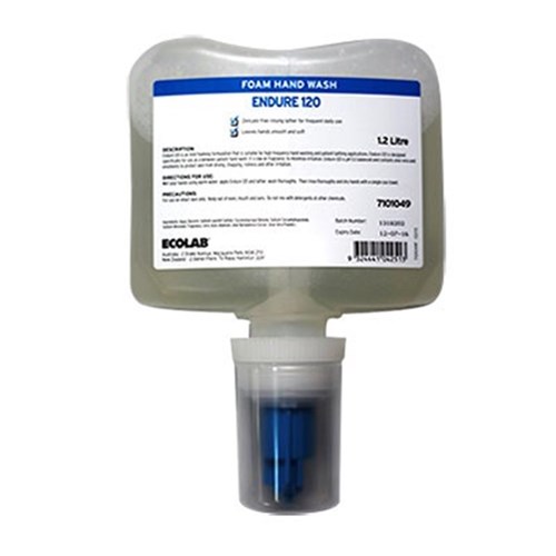 Ecolab ENDURE 120 - Foaming Hand Wash - pH 5.5 - 1.2 Litres