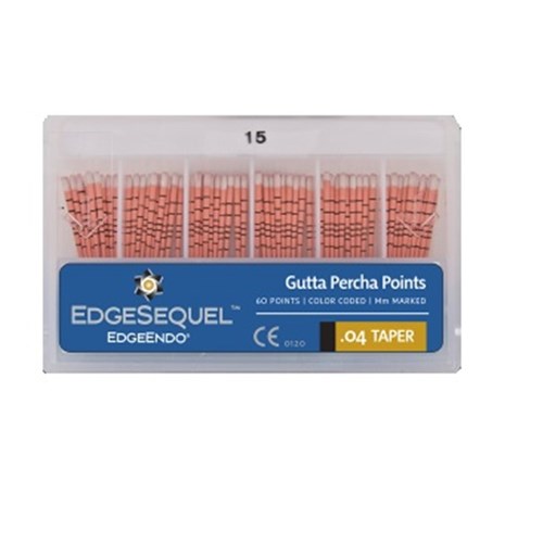 EdgeSEQUEL GP 04 Taper Size 15 Pack of 60
