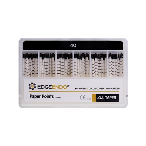 EdgeFILE Paper Point Size 40 .04 Pack of 60