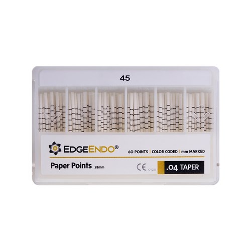 EdgeEndo EdgeFile Paper Points - Size 45 .04, 60-Pack