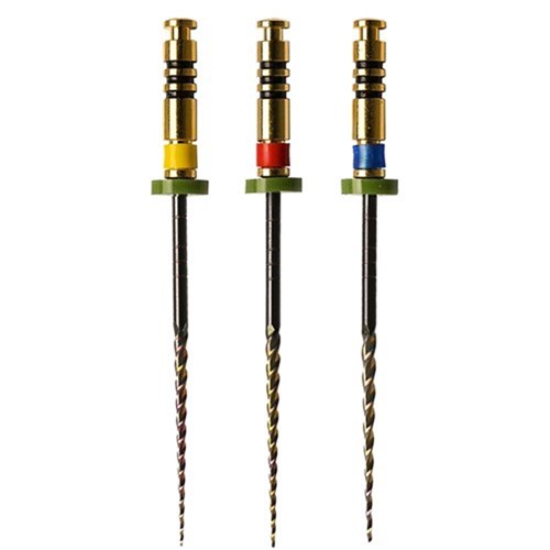 EdgeEndo EdgeFile X7 - Taper .06 - Assorted Sizes 20, 25, 30 - 21mm - Sterile, 6-Pack