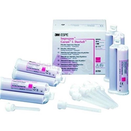 3M Impregum Garant L Duosoft - 50ml Cartridge, 4-Pack and 24 Mix Tips