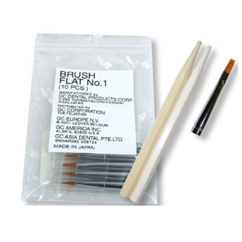 GC Composite Manipulation Brush Tips - Flat, 10-Pack