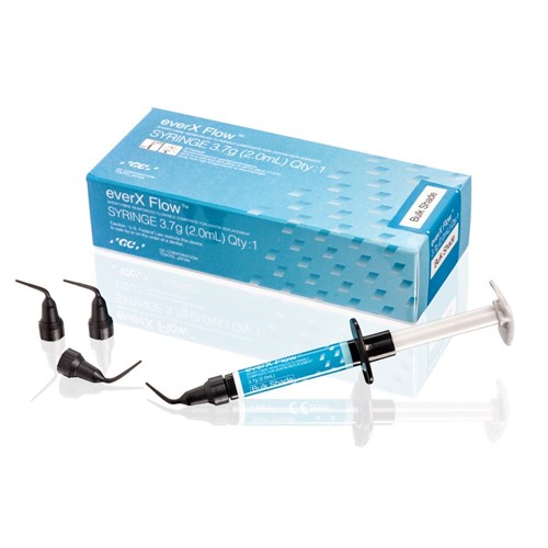 GC everX Flow - Fibre-Reinforced Flowable Composite - Translucent Bulk Shade - 3.7g Syringe