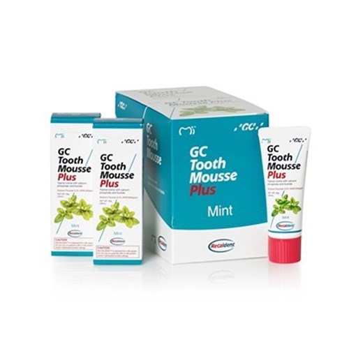 GC TOOTH MOUSSE PLUS - Mint - 40g Tubes, 10-Pack