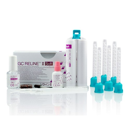 GC RELINE II Soft - Silicone-Based Relining Material - Intro Kit