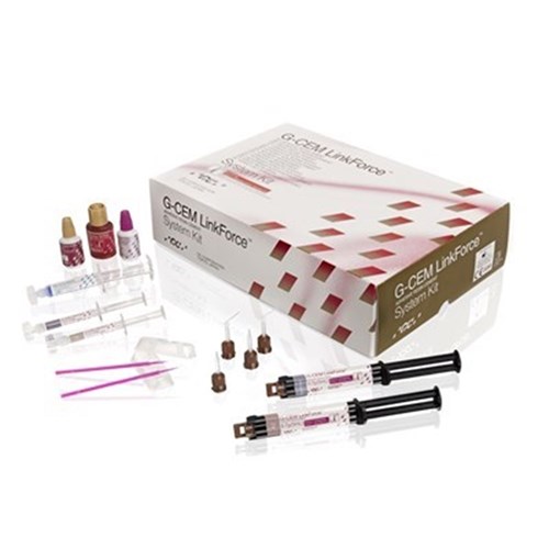 GC G-CEM LinkForce - Dual-Cure Adhesive Luting Cement - System Kit includes Shades A2 and Translucent