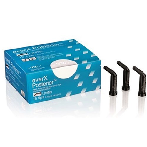 GC everX Posterior - Fibre-Reinforced Composite - 0.13ml Unitips (0.25g ), 15-Pack
