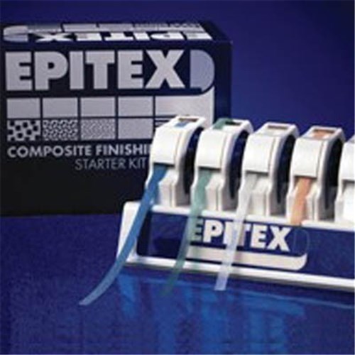 GC EPITEX - Finishing & Polishing Strips - Starter Kit - 1 X Coarse, Medium, Fine, Extra fine and Matrix