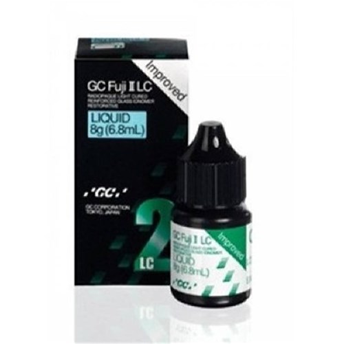 GC FUJI 2 LC Improved Liquid - Light-Cured Glass Ionomer Restorative - 8g Liquid