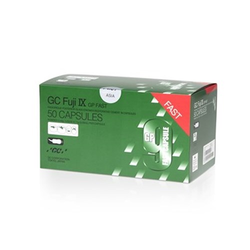GC FUJI IX Fast Capsules - Glass Ionomer Restorative - Shade A2, 50-Pack