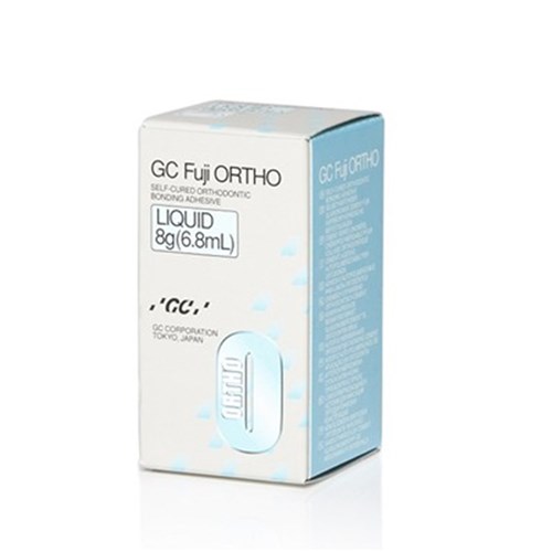 GC FUJI ORTHO SC - Self-Cured Glass Ionomer Orthodontic Cement - 8g Liquid