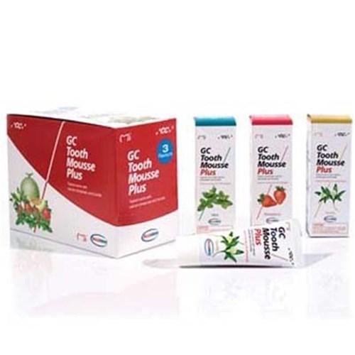GC TOOTH MOUSSE - Strawberry - 40g Tubes, 10-Pack