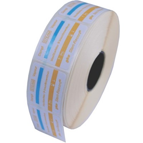 GKE Self Adhesive Label with Process Indicator - Yellow, 750#NAME?