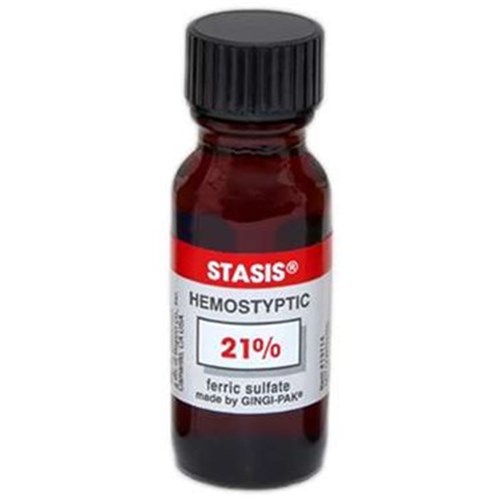 STASIS Solution - 21% Ferric Sulphate Hemostyptic - 15ml Bottle