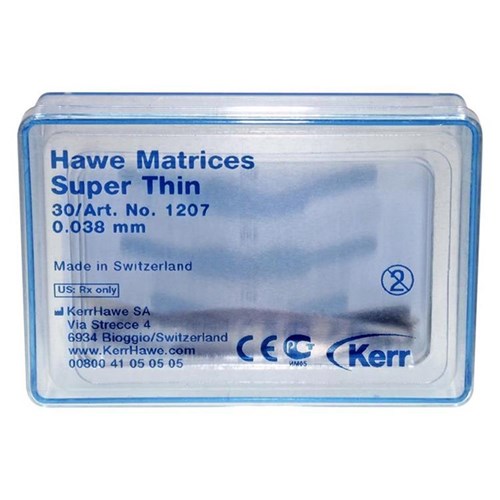 Hawe Super Thin Matrices - 1207 - 0.038mm Thin, 30-Pack