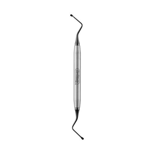 HuFriedyGroup Lucas Surgical Curette - #85 - Double Ended - #6 Satin Steel Handle