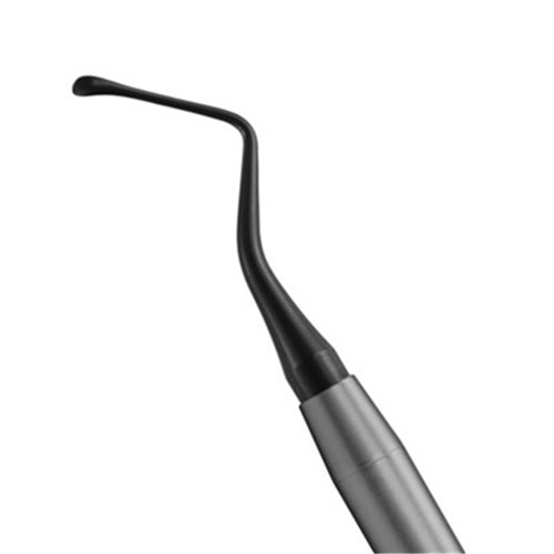 HuFriedyGroup Black Line Lucas Surgical Curette - #86 - Spoon Shape - Hexagon Handle