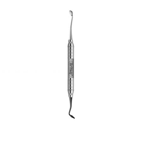 HuFriedyGroup Euwe Bone Scoop Plugger - #6 Short Satin Steel Handle