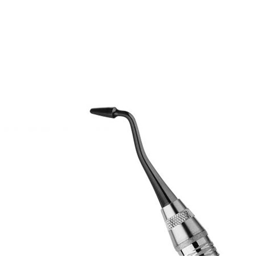 HuFriedyGroup Euwe Bone Scoop Plugger - #6 Short Satin Steel Handle
