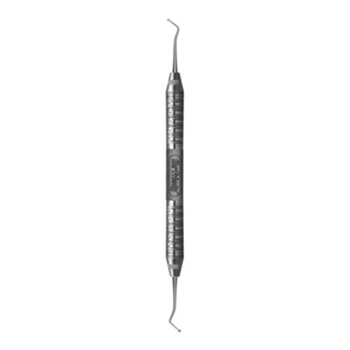 HuFriedyGroup Excavator - Spoon - #18 - Double Ended - #6 Satin Steel Handle