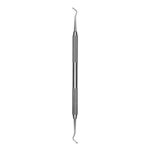 HuFriedyGroup Excavator - Spoon - #19 - Double Ended - #6 Satin Steel Handle