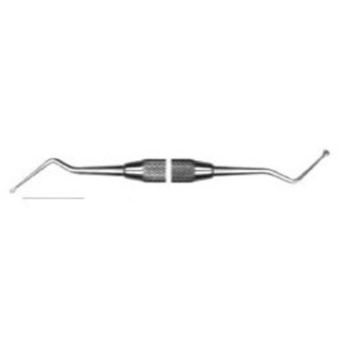HuFriedyGroup Gingival Cord Packer - Yardley - #1 Non Serrated - Double Ended - #41 Round Handle