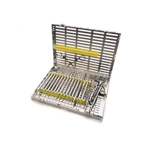 HuFriedyGroup IMS Signature Series Cassette - 16 Instruments - Yellow