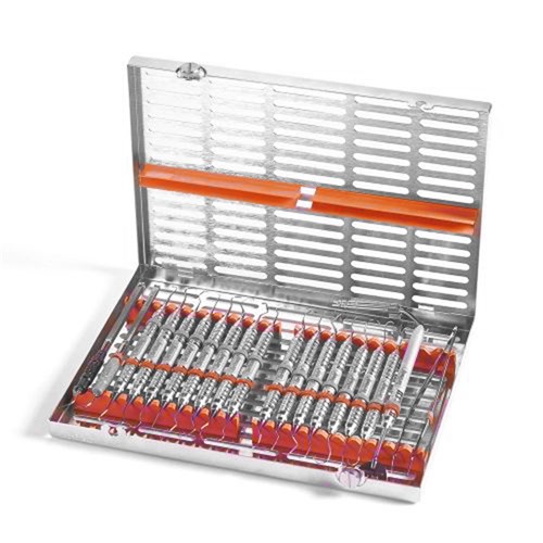 HuFriedyGroup IMS Signature Series Cassette - 20 Instruments - Orange