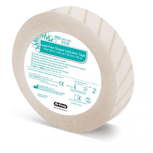 HuFriedyGroup Lead/Latex Free Autoclave Monitor Tape - 19mm