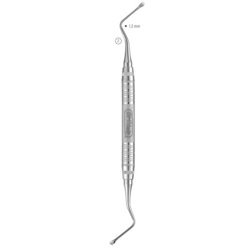 HuFriedyGroup Al-Fouzan Microsurgical Curette - #2