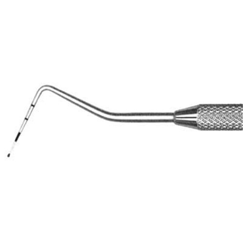 HuFriedyGroup Colour Coded Periodontal Probe WHO - #CP11.5B - Single Ended - #30 Round Handle
