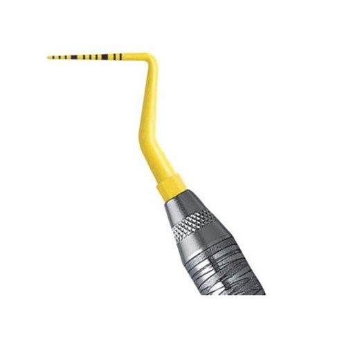 HuFriedyGroup Colorvue Probe Tips - #12 UNC 7 - #6 Satin Steel Handle