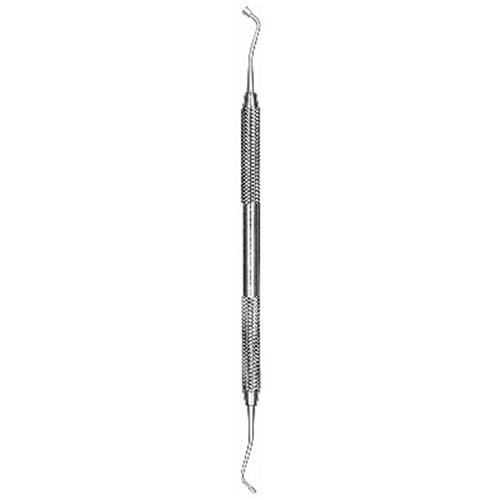 HuFriedyGroup English Pattern Plugger - #153 Serrated - Double Ended - #41 Round Handle