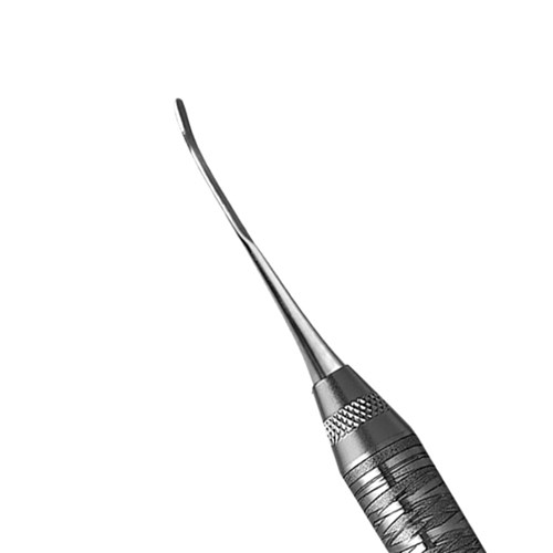 HuFriedyGroup Periosteal Elevator - Allen Anterior Short - #6 Satin Steel Handle