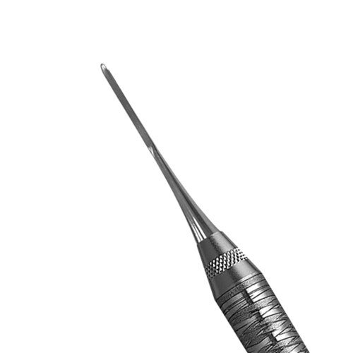 HuFriedyGroup Periosteal Elevator - Allen Anterior Short - #6 Satin Steel Handle
