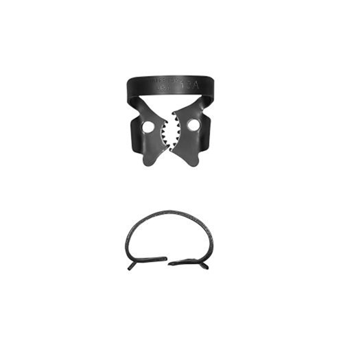 HuFriedyGroup Black Line Rubber Dam Clamp - Lower Left Molars - #13A