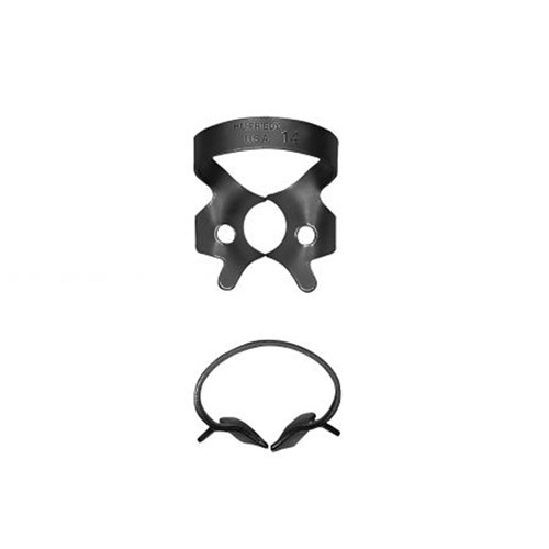 HuFriedyGroup Black Line Rubber Dam Clamp - Molars - #14