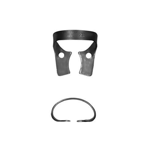 HuFriedyGroup Black Line Rubber Dam Clamp - Lower Molars - #28