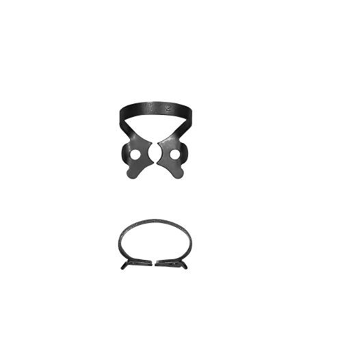 HuFriedyGroup Black Line Rubber Dam Clamp - Premolars - #2