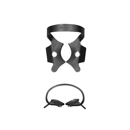 HuFriedyGroup Black Line Rubber Dam Clamp - Large Upper Molars - #5