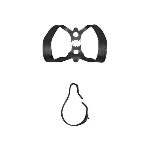 HuFriedyGroup Black Line Rubber Dam Clamp - Anterior - #9S