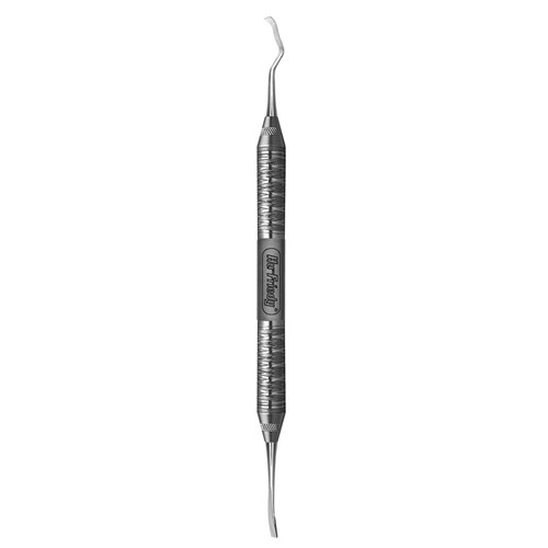 HuFriedyGroup Kirkland Periodontal Chisel - #13K/TG - Double Ended - #6 Satin Steel Handle