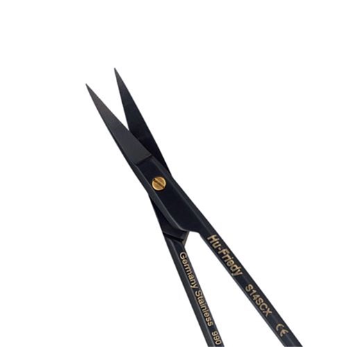 HuFriedyGroup Black Line Lagrange Scissors - #14 - Double Curved - Super Cut