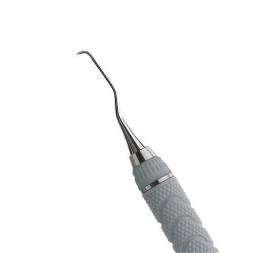HuFriedyGroup Mini 5 Gracey Scaler - #1/2 - Double Ended - #C8 Resin 8 Colour Everedge Handle -Grey