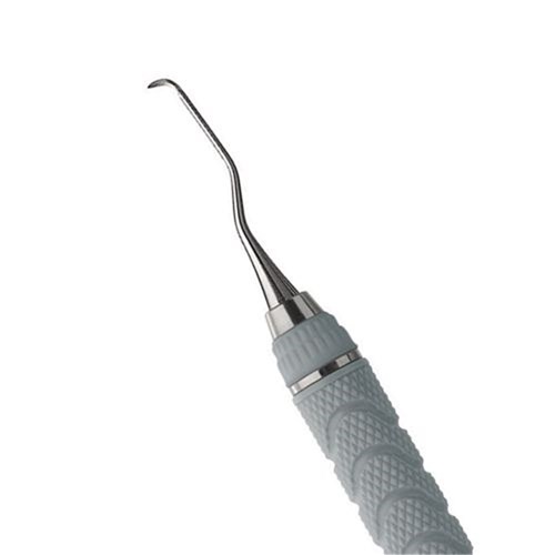 HuFriedyGroup Mini 5 Gracey Scaler - #1/2 - Double Ended - #C8 Resin 8 Colour Everedge Handle -Grey